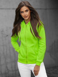 Damen Kapuzenpullover Grün-Neon OZONEE JS/W03Z