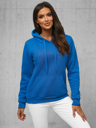 Damen Kapuzenpullover Hellblau OZONEE JS/W02Z