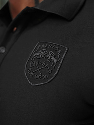 Herren Poloshirt Schwarz OZONEE NB/MT3142