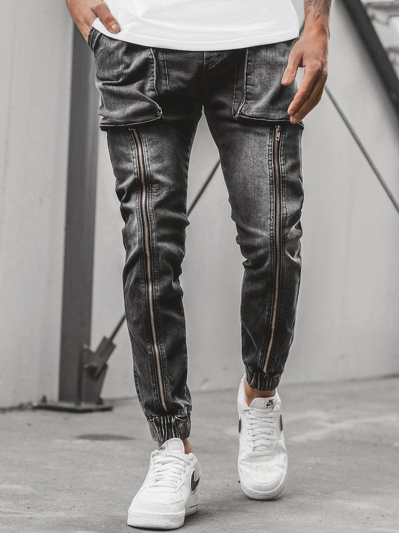 Herren Jeanshose Anthrazit OZONEE O/B5606