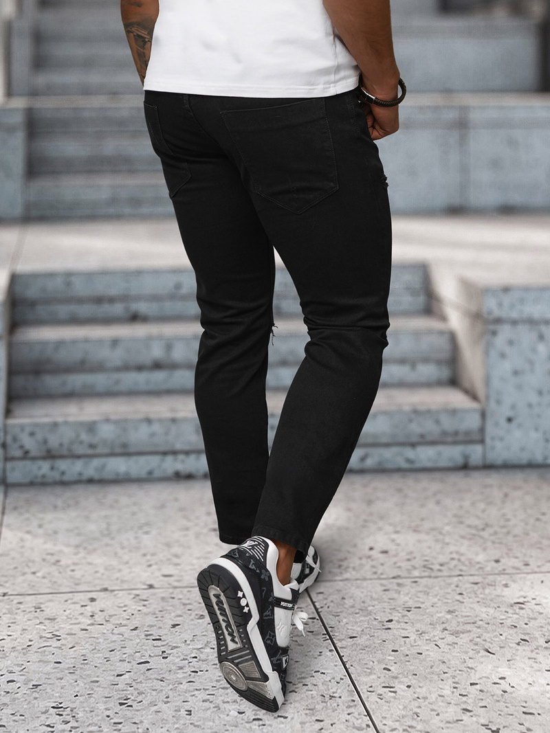 Herren Jeanshose Schwarz OZONEE NB/MP0087N