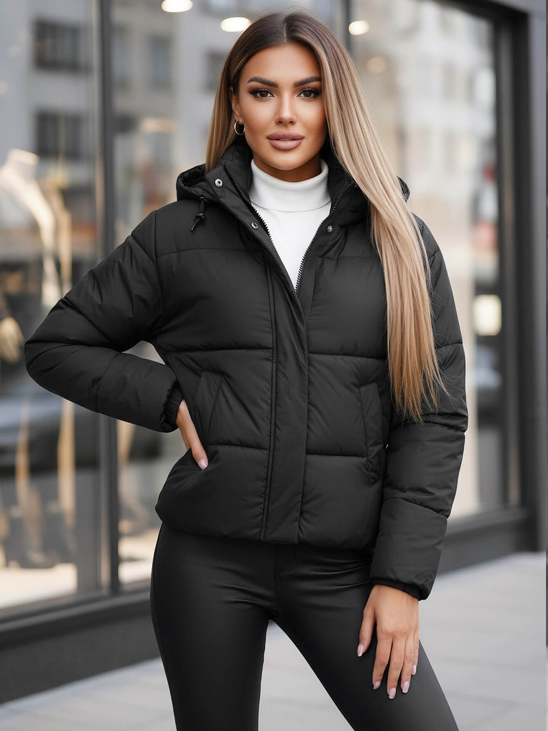 Damen Jacke Schwarz OZONEE JS/16M9188/392Z