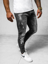 Herren Jeans Schwarz OZONEE NB/MP007NZ