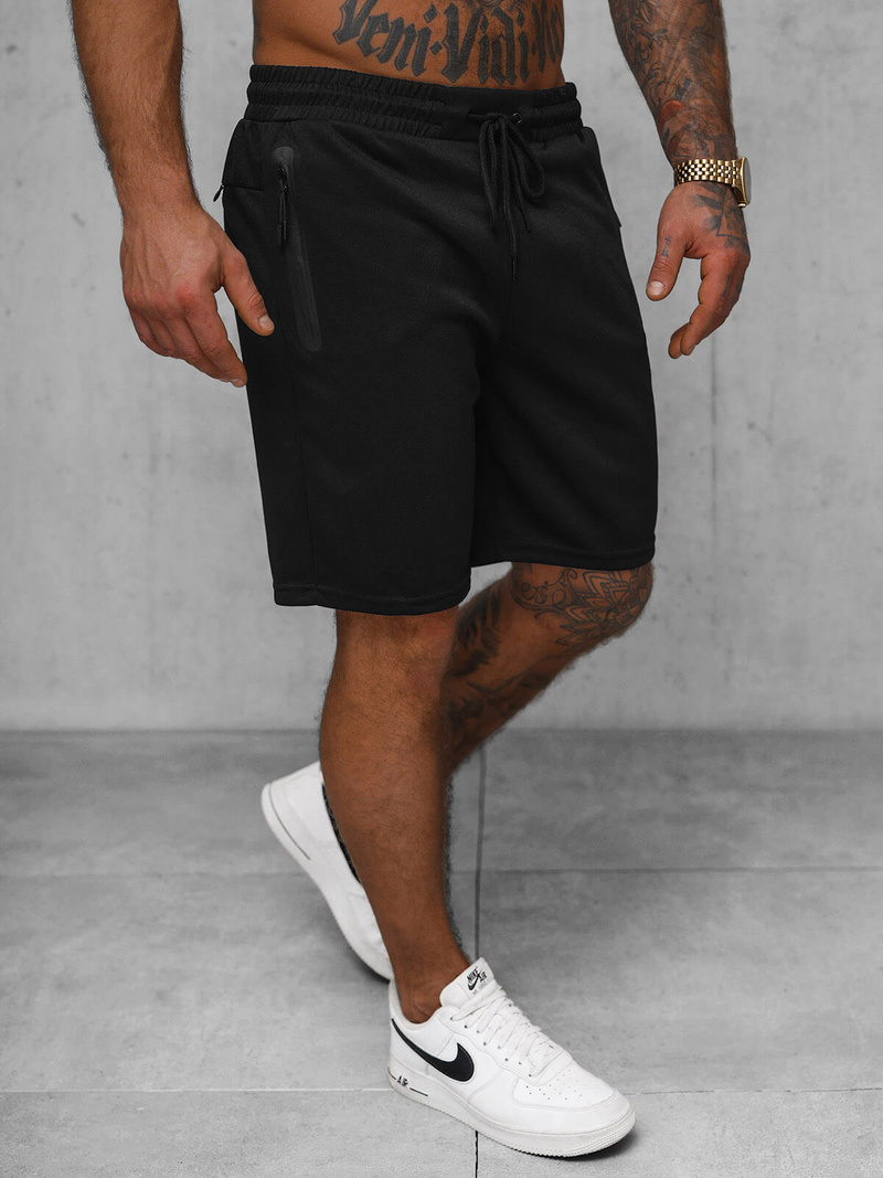 Herren Sportshorts Schwarz OZONEE JS/17K533/3