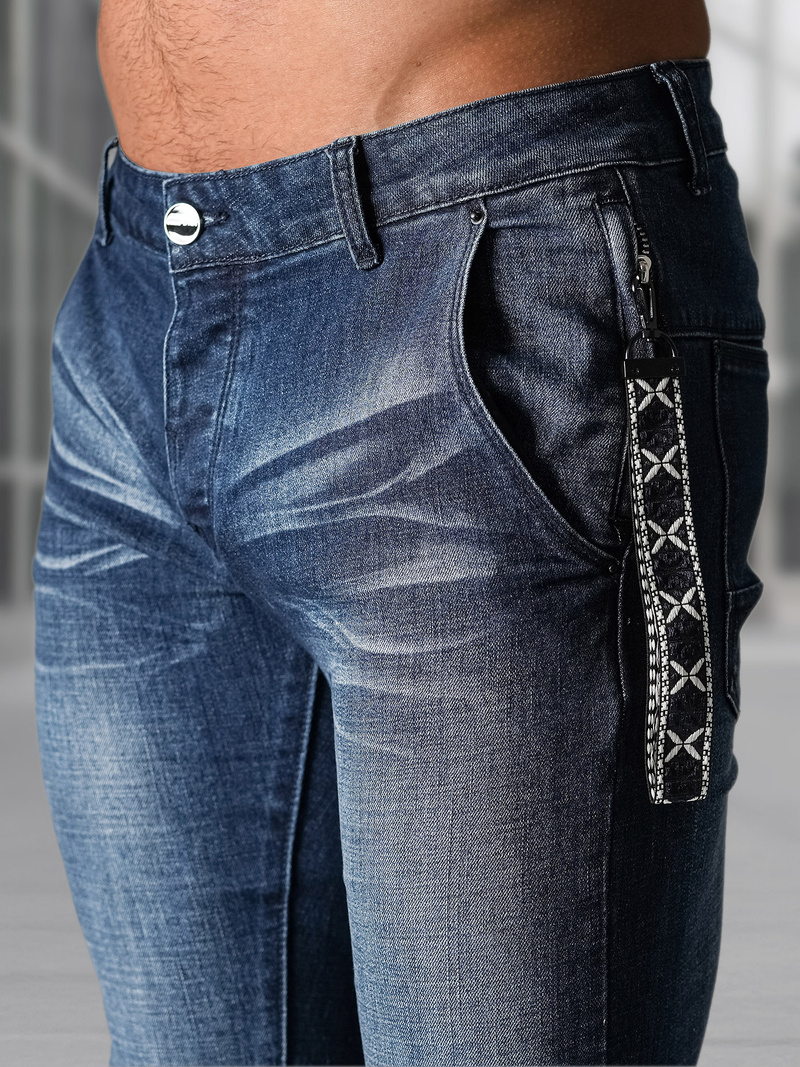 Herren Jeanshose Dunkelblau OZONEE NB/MP0091BS