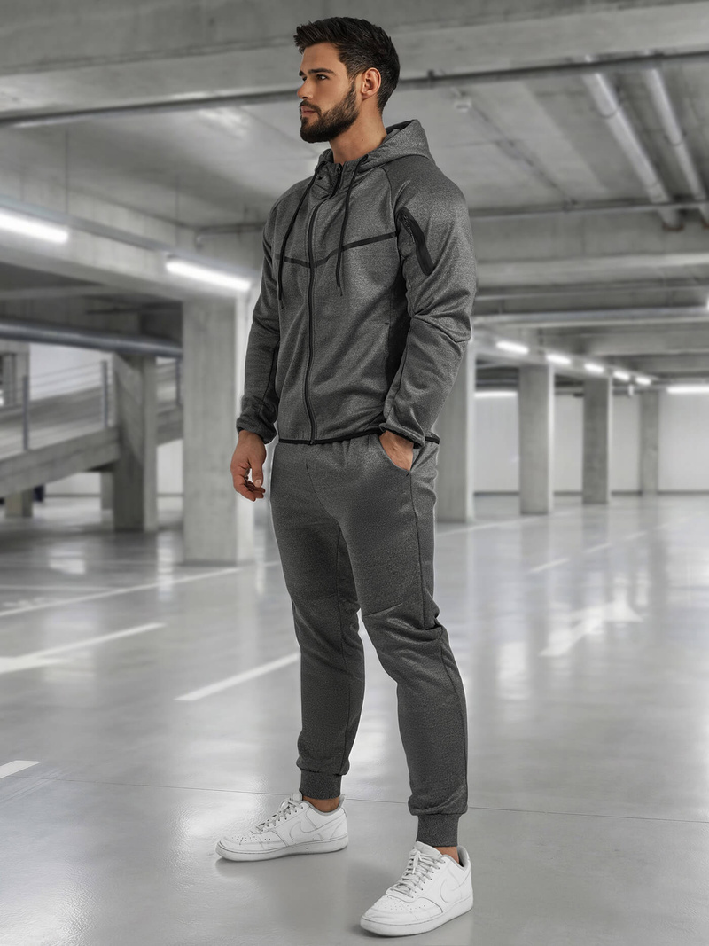 Herren Sportanzug Anthrazit OZONEE JS/8C1966/5