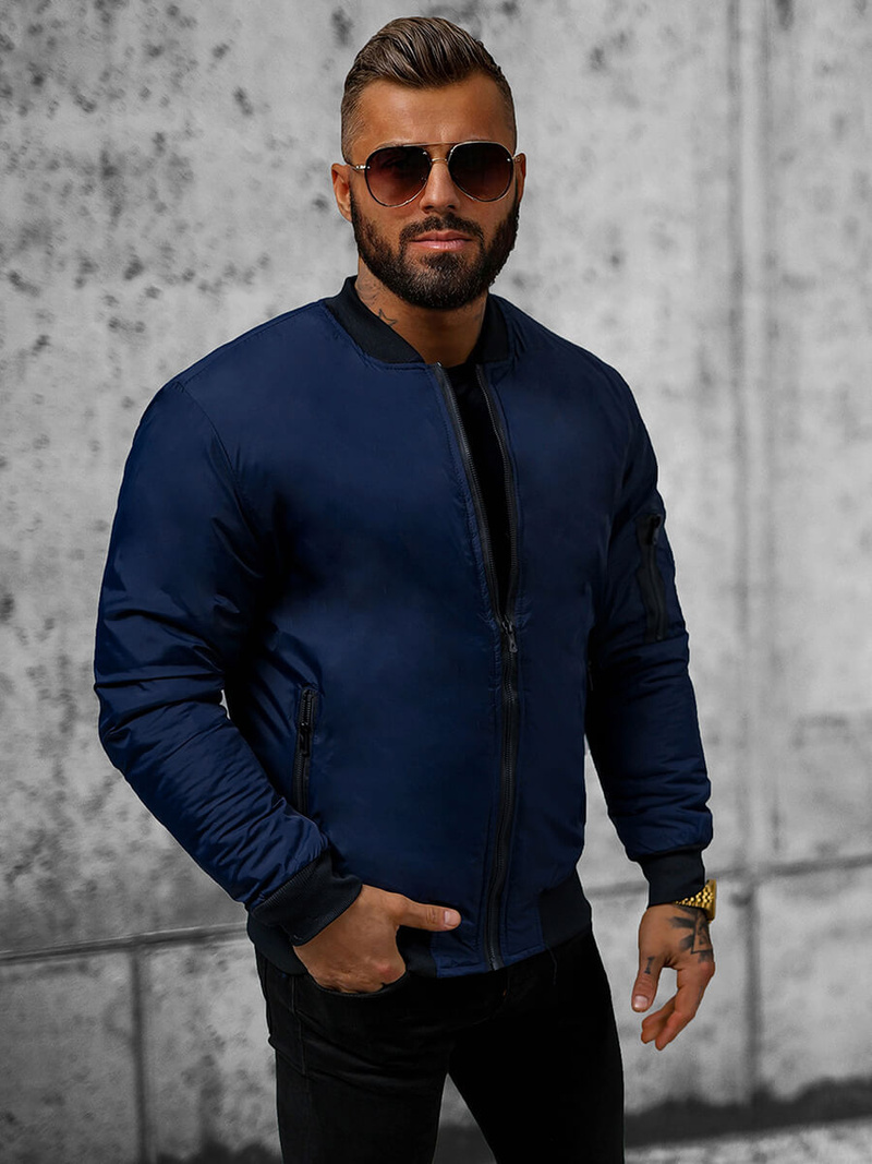 Herren Jacke Dunkelblau OZONEE JS/AK95Z