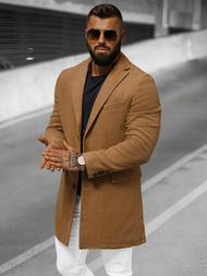 Herren Mantel Beige OZONEE JB/1047Z