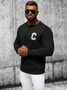 Herren Sweatshirt Schwarz OZONEE NB/MF2019