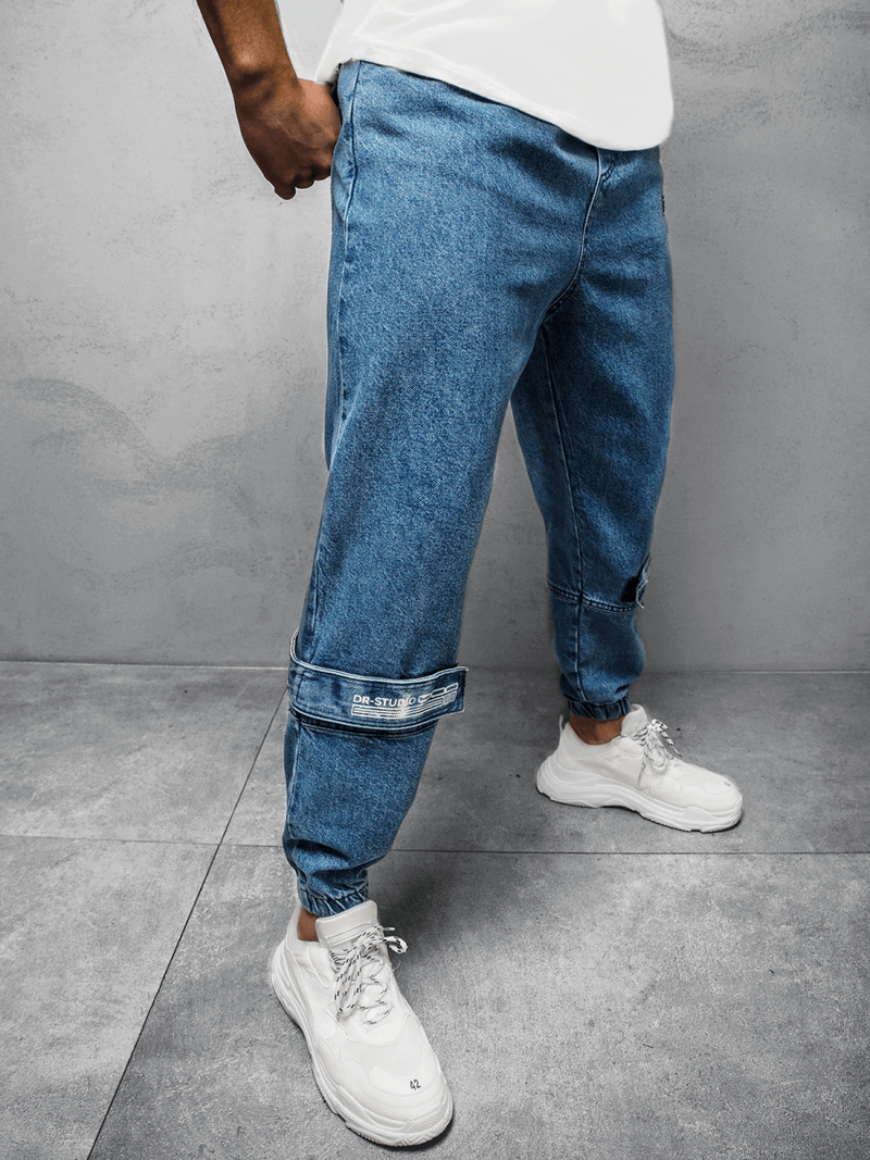 Herren Jogger Jeans Blau OZONEE O/K153/15