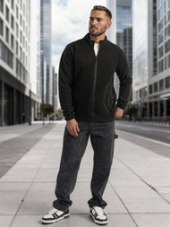 Herren Sweatshirt Schwarz OZONEE JS/HH016/3