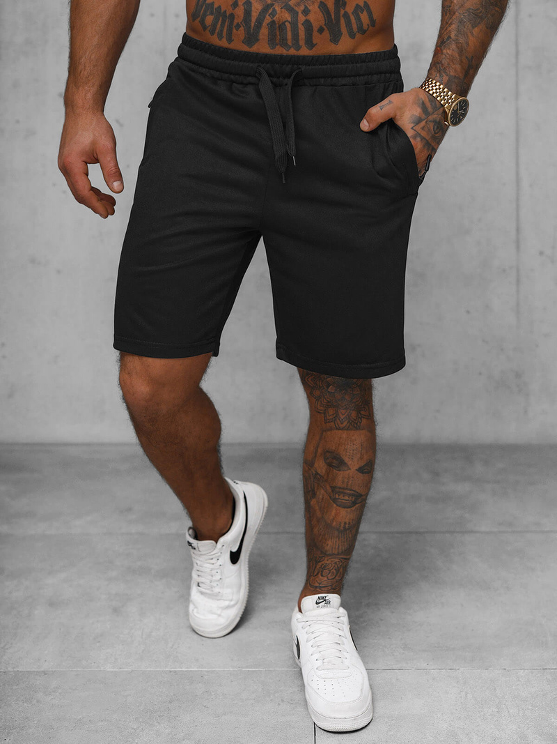 Herren Sportshorts Schwarz OZONEE JS/8K1551/3