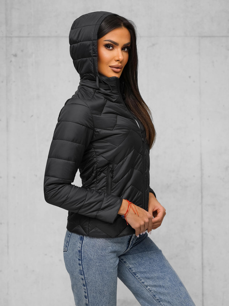 Damen Jacke Schwarz OZONEE JS/16M9232/392