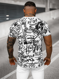 Herren T-shirt Weiß OZONEE O/T1269/1