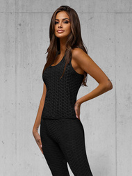 Zweiteiliges Trainingsanzug-Set Schwarz OZONEE JS/YW88037/1Z