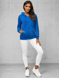 Damen Kapuzenpullover Blau OZONEE JS/W03Z