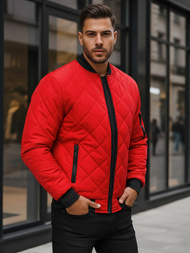 Herren Jacke Rot OZONEE JS/MY01Z