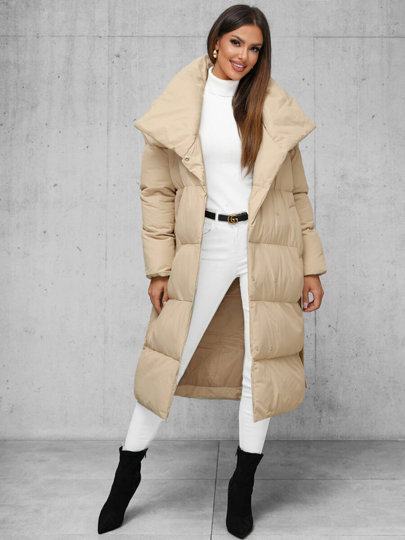 Damen Jacke Beige OZONEE JS/M737/62Z