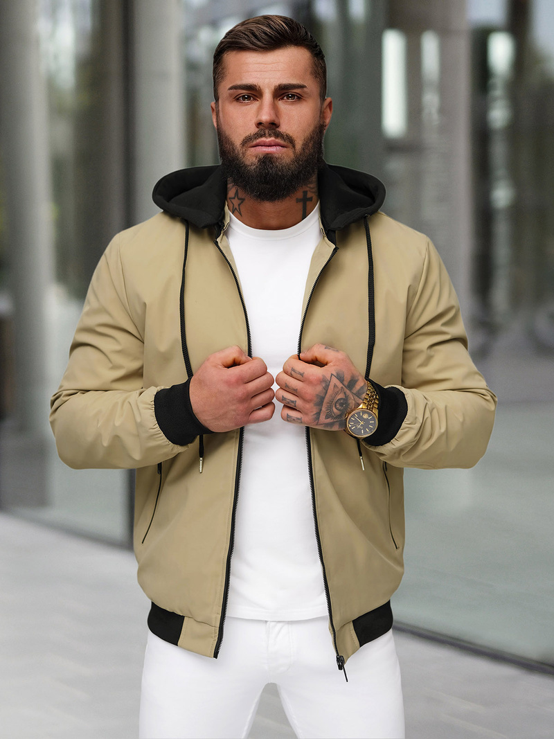 Herren Jacke Beige OZONEE JS/62M9502/62