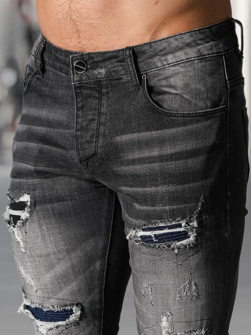 Herren Jeanshose Schwarz OZONEE NB/MP0075NZ