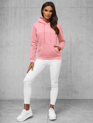 Damen Kapuzenpullover Puderrosa OZONEE JS/W02Z