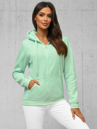 Damen Kapuzenpullover Mintgrün OZONEE JS/W03Z