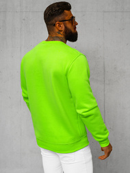Herren Sweatshirt Grün-Neon OZONEE JS/2001-10Z