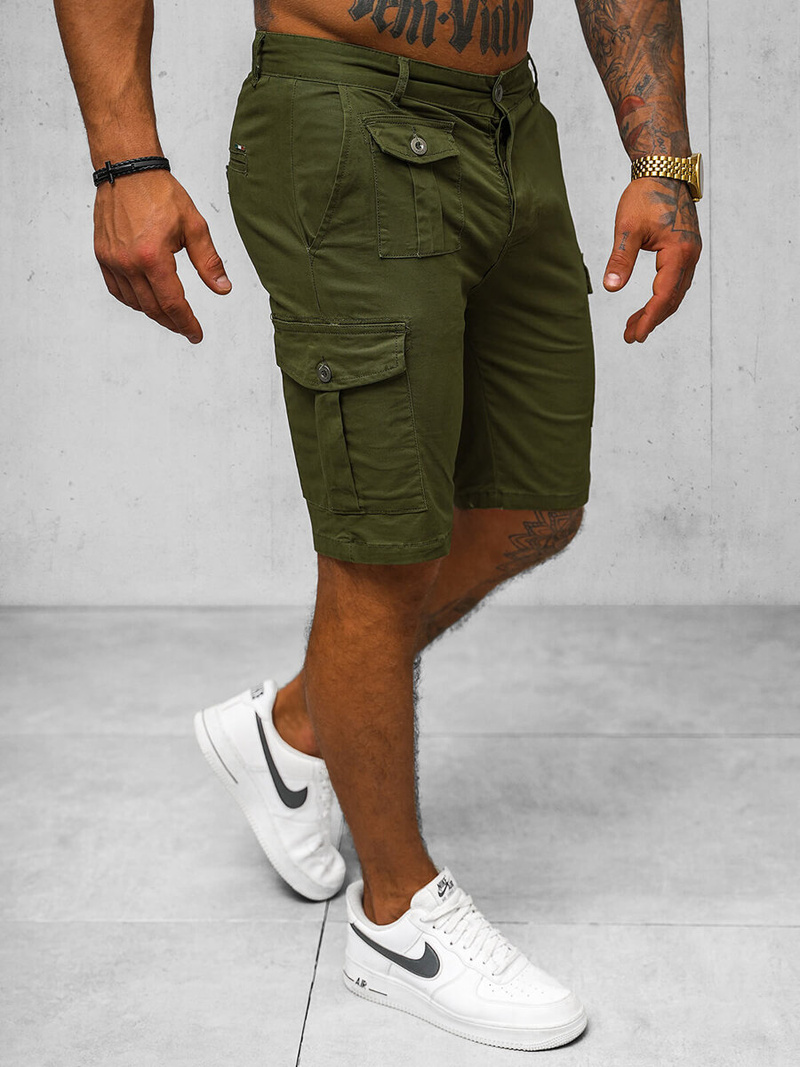 Herren Chino Shorts Grün OZONEE NB/MP0188MV