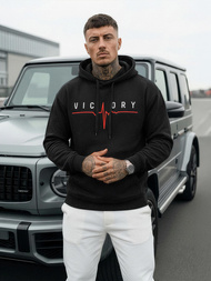 Herren Kapuzenpullover Schwarz OZONEE JS/8B1757/3