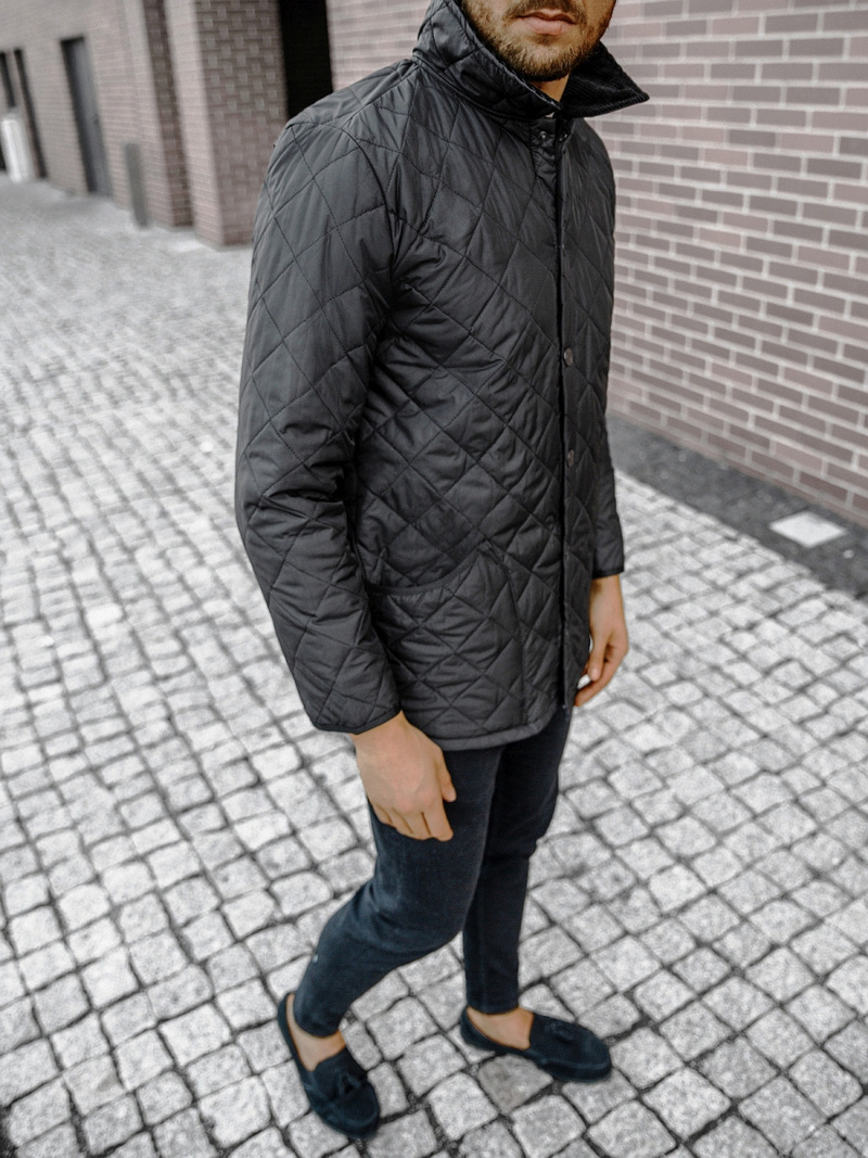 Herren Jacke Schwarz OZONEE O/5619