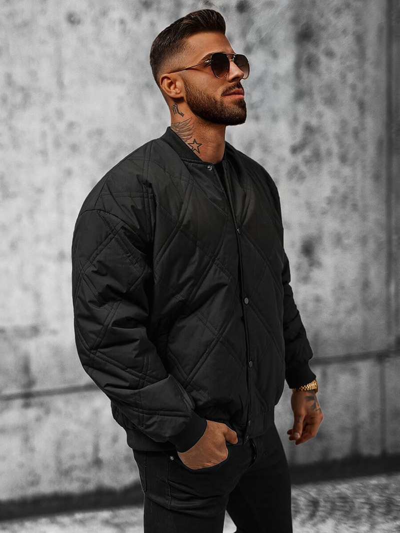 Herren Jacke Schwarz OZONEE JS/84M3020/392