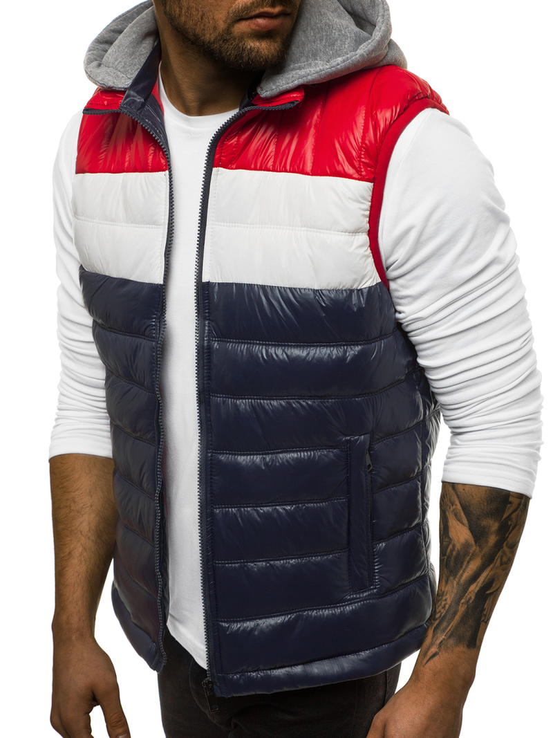 Herren Weste Dunkelblau OZONEE N/6105