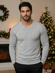 Herren Pullover Grau OZONEE NB/MMB601/2Z