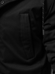 Herren Winterjacke Schwarz OZONEE JS/5M120/392