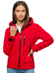 Damenjacke Softshell Rot OZONEE JS/KSW6004