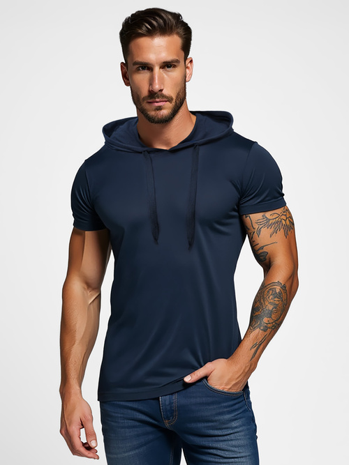 Herren T-shirt Dunkelblau OZONEE JS/8T89/25Z