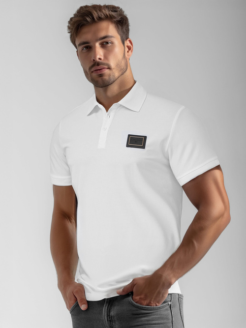 Herren Poloshirt Weiß OZONEE NB/MT3124Z