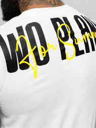 Herren T-shirt Weiß OZONEE O/T1277/1