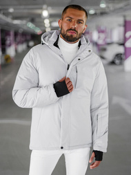 Herren Winterjacke Hellgrau OZONEE JS/91M9906/280