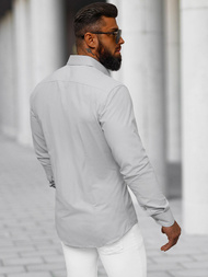 Herren Hemd Grau OZONEE O/V118