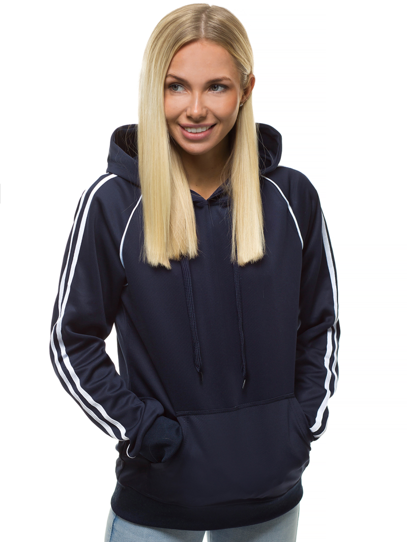 Damen Kapuzenpullover Marineblau OZONEE JS/JK88117/25