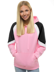 Damen Kapuzenpullover Hellrosa OZONEE JS/JK88118/20