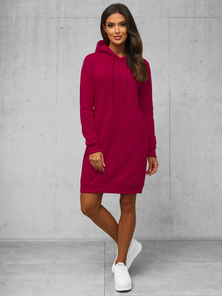 Damen Kapuzenpullover Weinrot OZONEE JS/YS10005/21Z