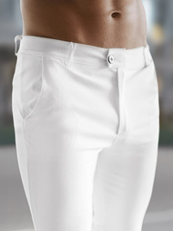 Herren Chino Hose Ecru OZONEE O/P4049Z