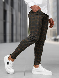 Herren Chino Hose Anthrazit OZONEE DJ/5632Z