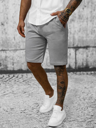 Herren Chino Shorts Grau OZONEE O/P4052