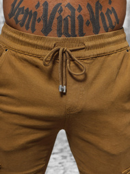 Herren Chino Jogger Dunkelcamel OZONEE NB/MP0105KSZ