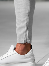 Herren Chino Hose Grau OZONEE DJ/3300Z