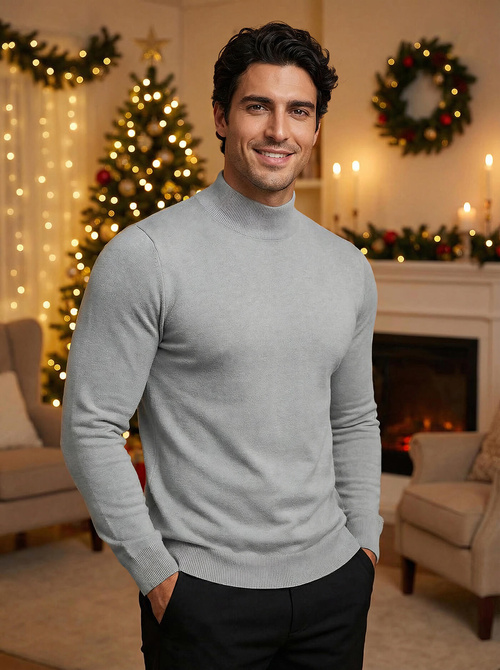 Herren Pullover Grau OZONEE V/V24503Z