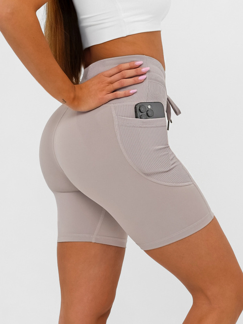 Damen Kurze Leggings Mokka JS/XY24026S